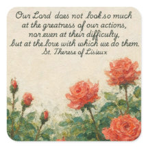 St. Therese of Lisieux Quote Sticker