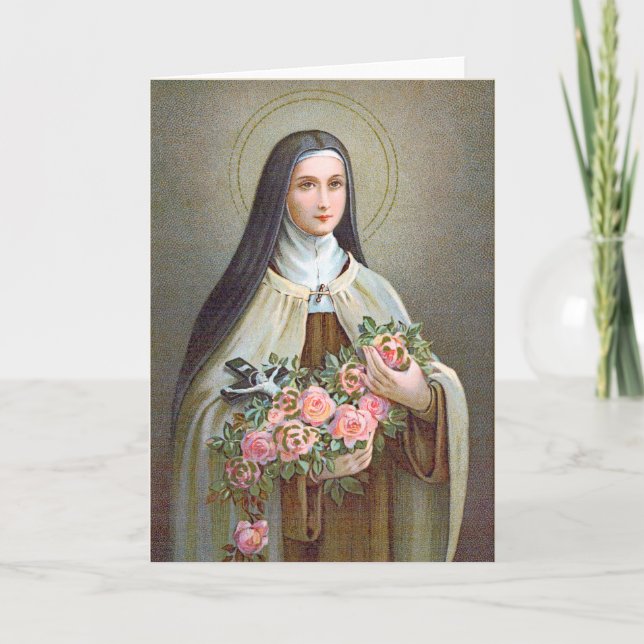 St. Therese of Lisieux the Little Flower (BJE 01)  Card (Front)