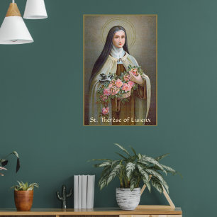 St. Therese of Lisieux the Little Flower (BJE 01) Poster