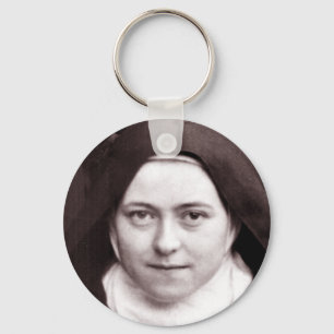 ST THERESE OF LISIEUX, THE LITTLE FLOWER, KEY RING