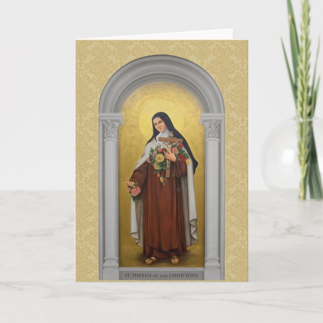 St. Therese of the Child Jesus Lisieux Card (Front)
