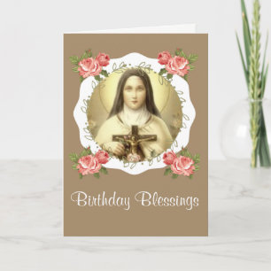 St. Therese of the Child Jesus Little Flower Card