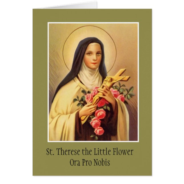 St. Therese of the Infant Jesus Roses Crucifix (Front)