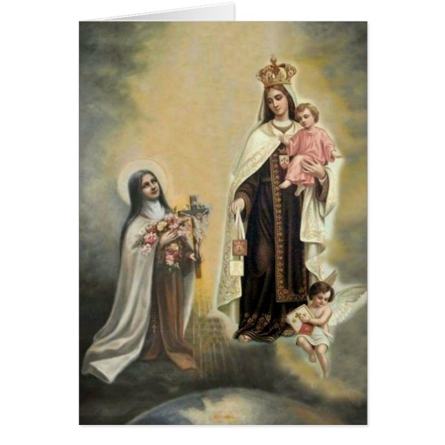 St. Therese Our Lady of Mt. Carmel Novena Prayer (Front)