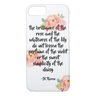 St. Therese Quote iPhone Case