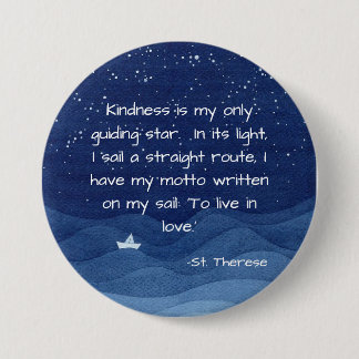 St. Therese Quote Pin