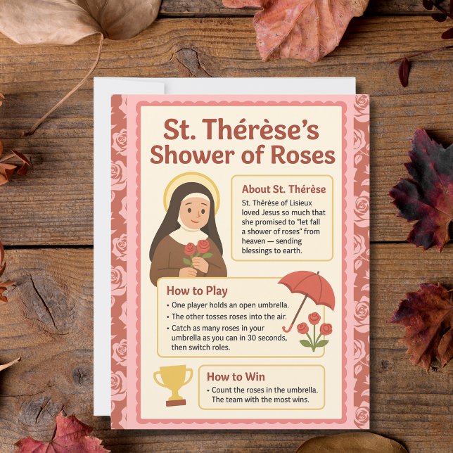 St. Thérèse’s Shower of Roses All Saints Day Game  (Creator Uploaded)