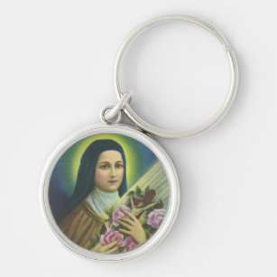 St. Therese the Little Flower Carmelite Catholic Key Ring