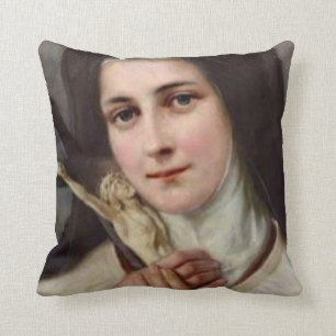 St. Therese the Little Flower Crucifix Cushion