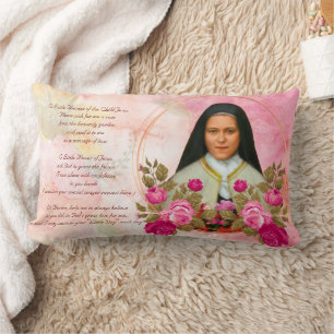 St. Therese the Little Flower Throw Pillow