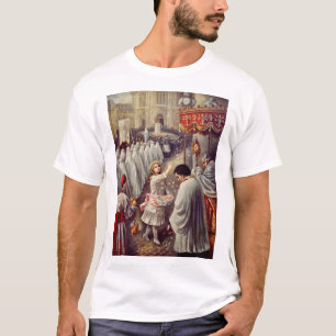 St. Therese Throwing Roses Corpus Domini Fine Art  T-Shirt