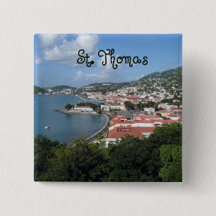 St. Thomas 15 Cm Square Badge
