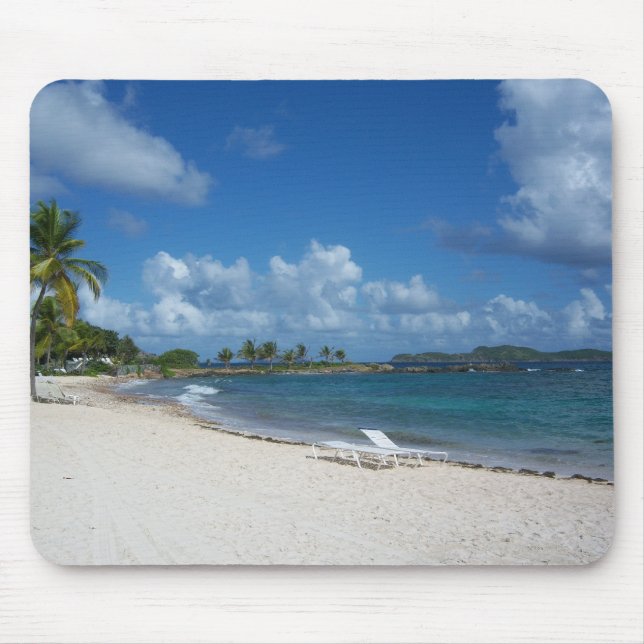 St Thomas 1 - Sapphire Beach, Mouse Pad (Front)
