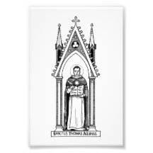 St. Thomas Aquinas, 4"x6" Photo Print