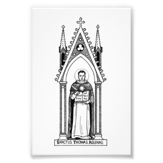 St. Thomas Aquinas, 4"x6" Photo Print