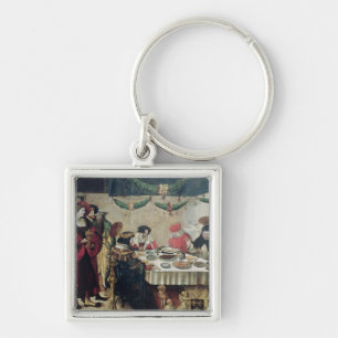 St. Thomas Aquinas  and Louis IX Key Ring