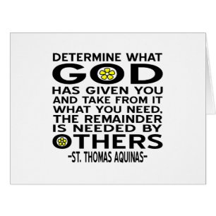 St. Thomas Aquinas God Given