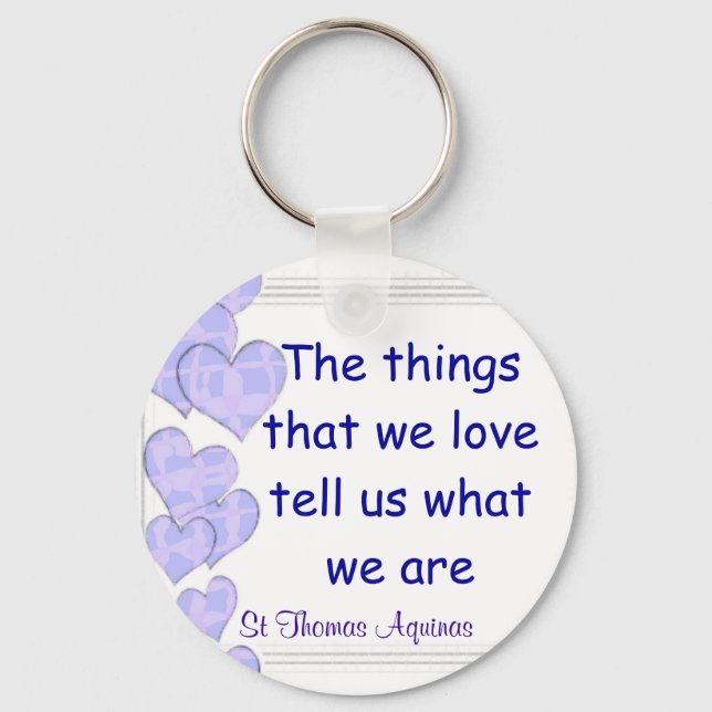 St Thomas Aquinas keychain (Front)