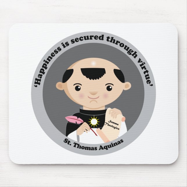 St. Thomas Aquinas Mouse Pad (Front)