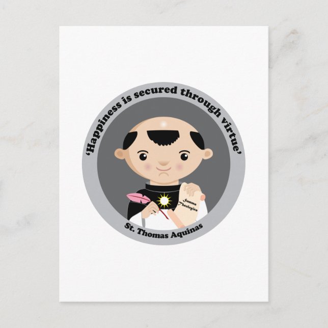 St. Thomas Aquinas Postcard (Front)