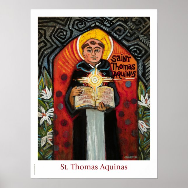 St. Thomas Aquinas Poster (Front)