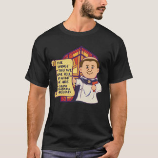 St Thomas Aquinas Quotes Summa Theologica Catholic T-Shirt