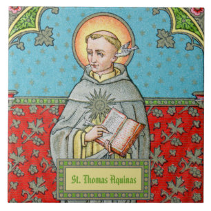 St. Thomas Aquinas (VVP 002) Ceramic Tile