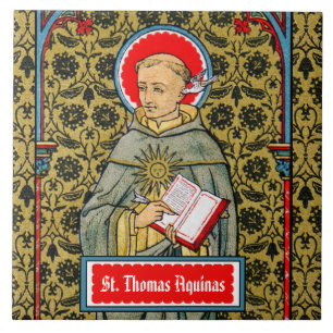 St. Thomas Aquinas (VVP 003) Ceramic Tile