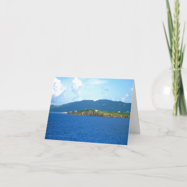 St. Thomas Arrival Blank Note Cards (Front)