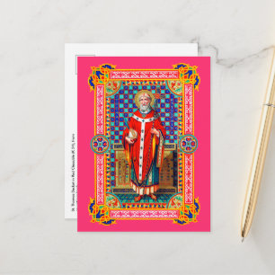 St. Thomas Becket in Red Chasuble (K 34)  Postcard