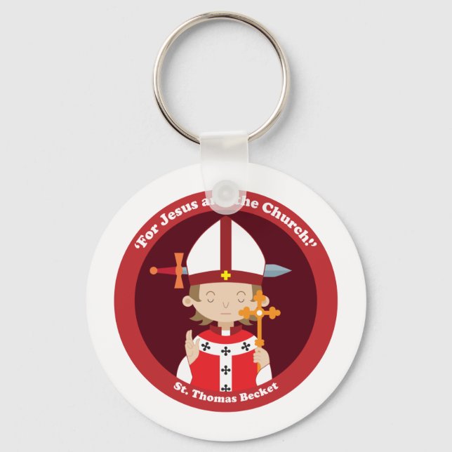 St. Thomas Becket Key Ring (Front)