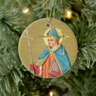 St. Thomas Becket with Sword in Mitre (P 005) Cera Ceramic Ornament