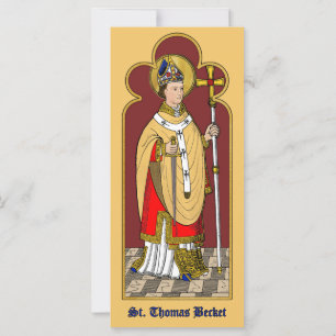 St. Thomas Becket with Sword (M 033; Colourized)