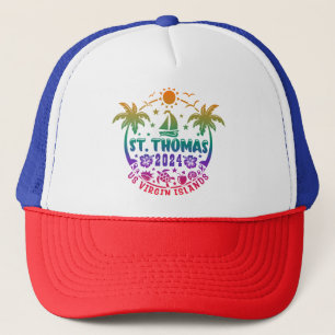 St. Thomas Bliss: Tropical U.S. Virgin Islands Trucker Hat