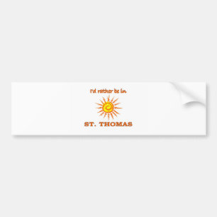St. Thomas Bumper Sticker