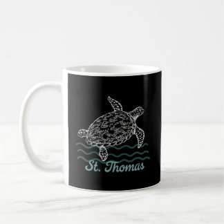 St Thomas Caribbean Island Sea Turtle Coffee Mug