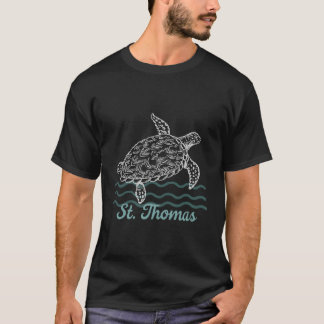 St Thomas Caribbean Island Sea Turtle T-Shirt