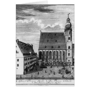 St. Thomas Church and School in Leipzig, 1723