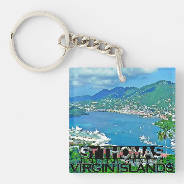 St Thomas Key Ring (Front)