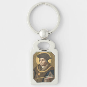 St. Thomas More (SAU 026) Rectangle Metal Key Ring