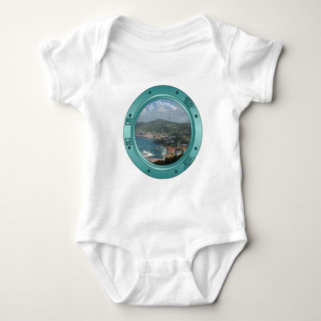 St Thomas Porthole Baby Bodysuit (Front)