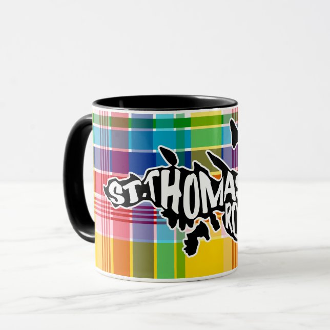St. Thomas, Rock City, U.S. Virgin Islands, Madras Mug (Front Left)