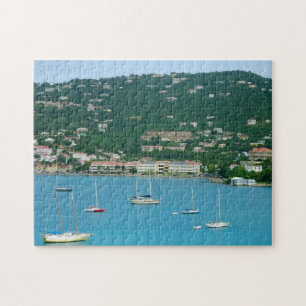 St. Thomas Sailboats Jigsaw Puzzle