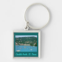 St. Thomas Sailboats Keychain