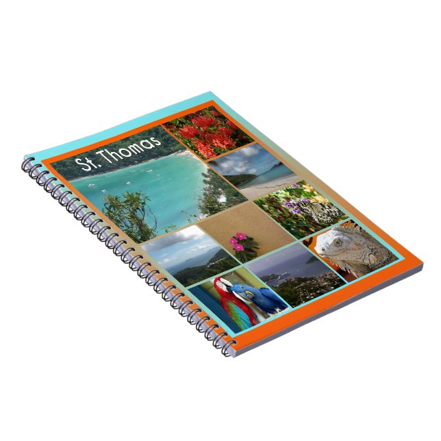 St. Thomas - Scenic Photo Collage 6119 Notebook (Right Side)