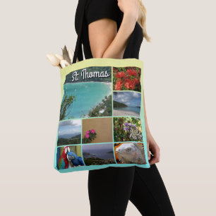 St. Thomas - Scenic Photo Collage Tote Bag