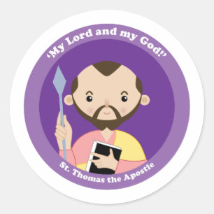 St. Thomas the Apostle Classic Round Sticker