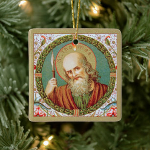St. Thomas the Apostle (JMAS 12) Ceramic Ornament