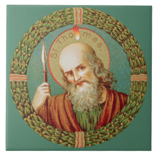 St. Thomas the Apostle (JMAS 12) Ceramic Tile