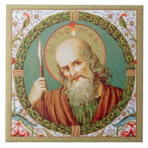 St. Thomas the Apostle (JMAS 12) Ceramic Tile
